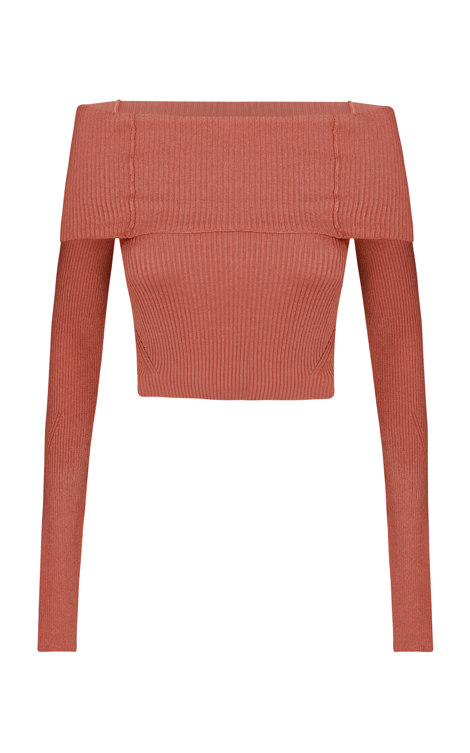 ANNA OCTOBER ANECHKA OFF-THE-SHOULDER KNIT TOP