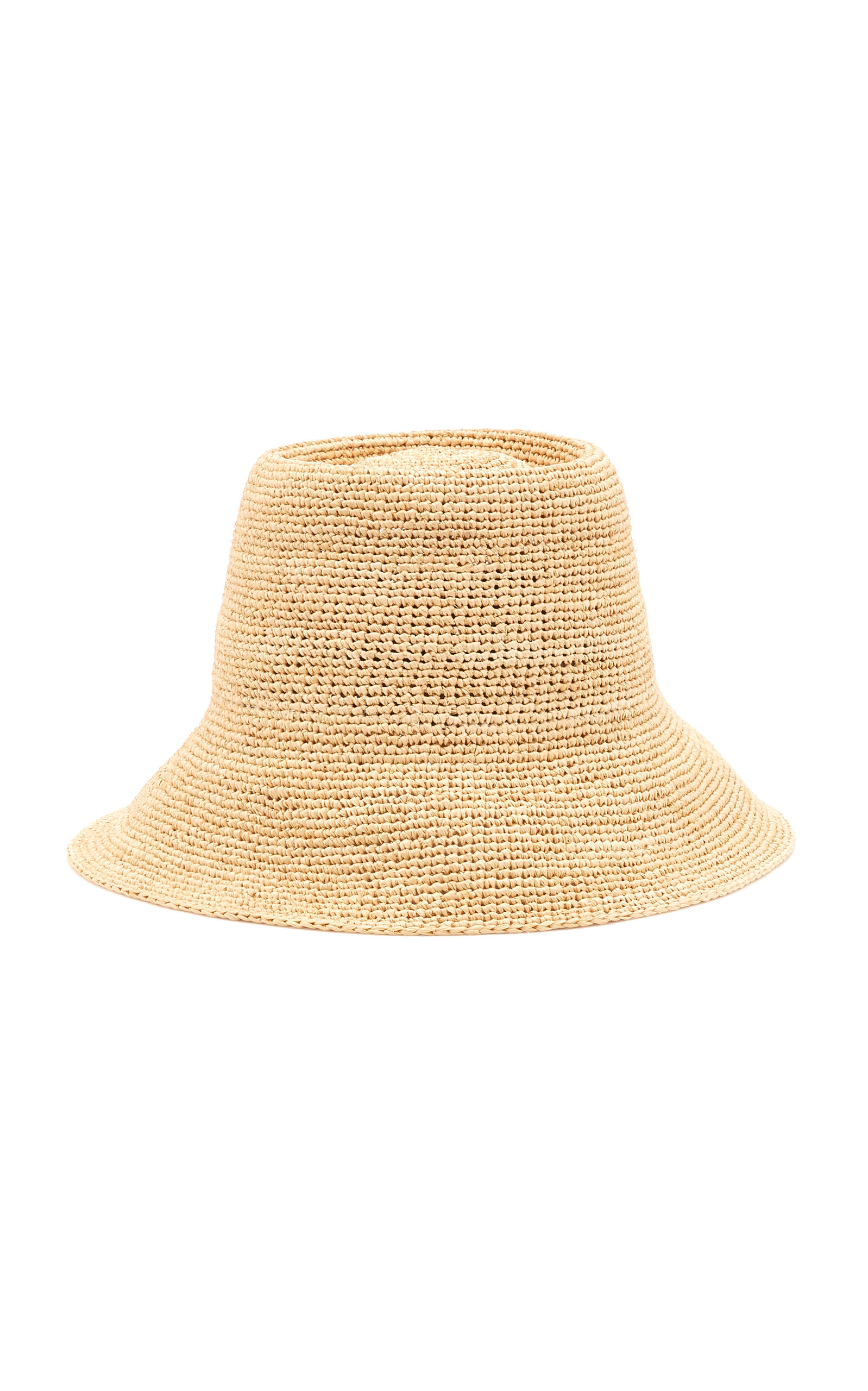 Shop Janessa Leone Felix Raffia Bucket Hat In Neutral