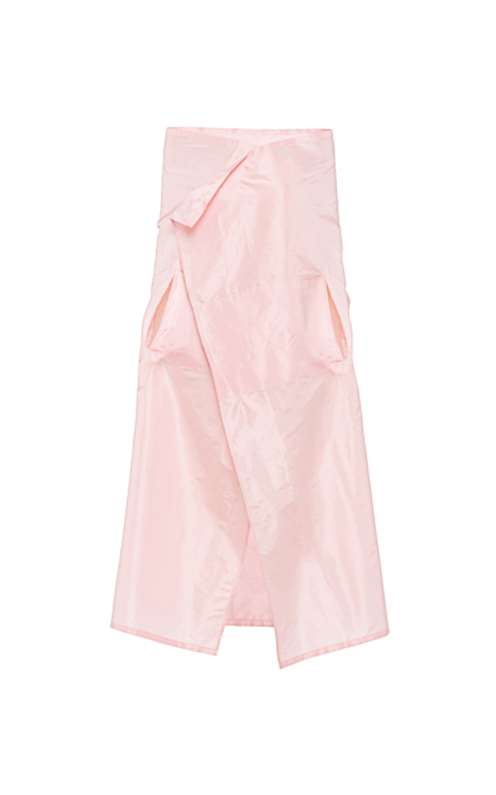 Prada - Silk Cape Coat - Pink - IT 46 - Moda Operandi