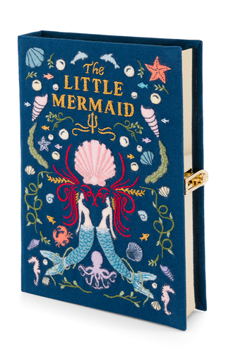 Little Mermaid Embroidered Book Clutch展示图