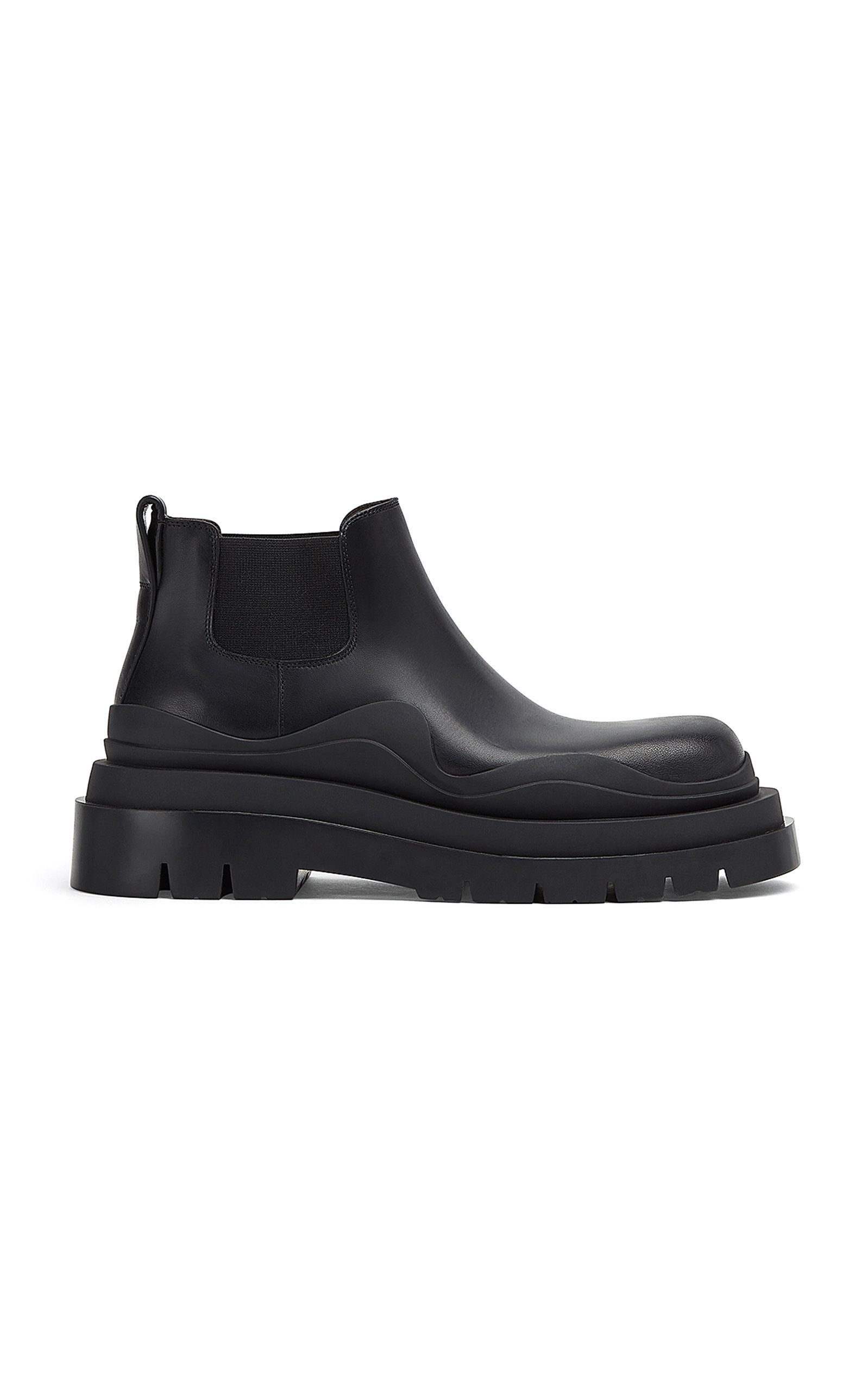 Black Low 'the Tire' Chelsea Boots