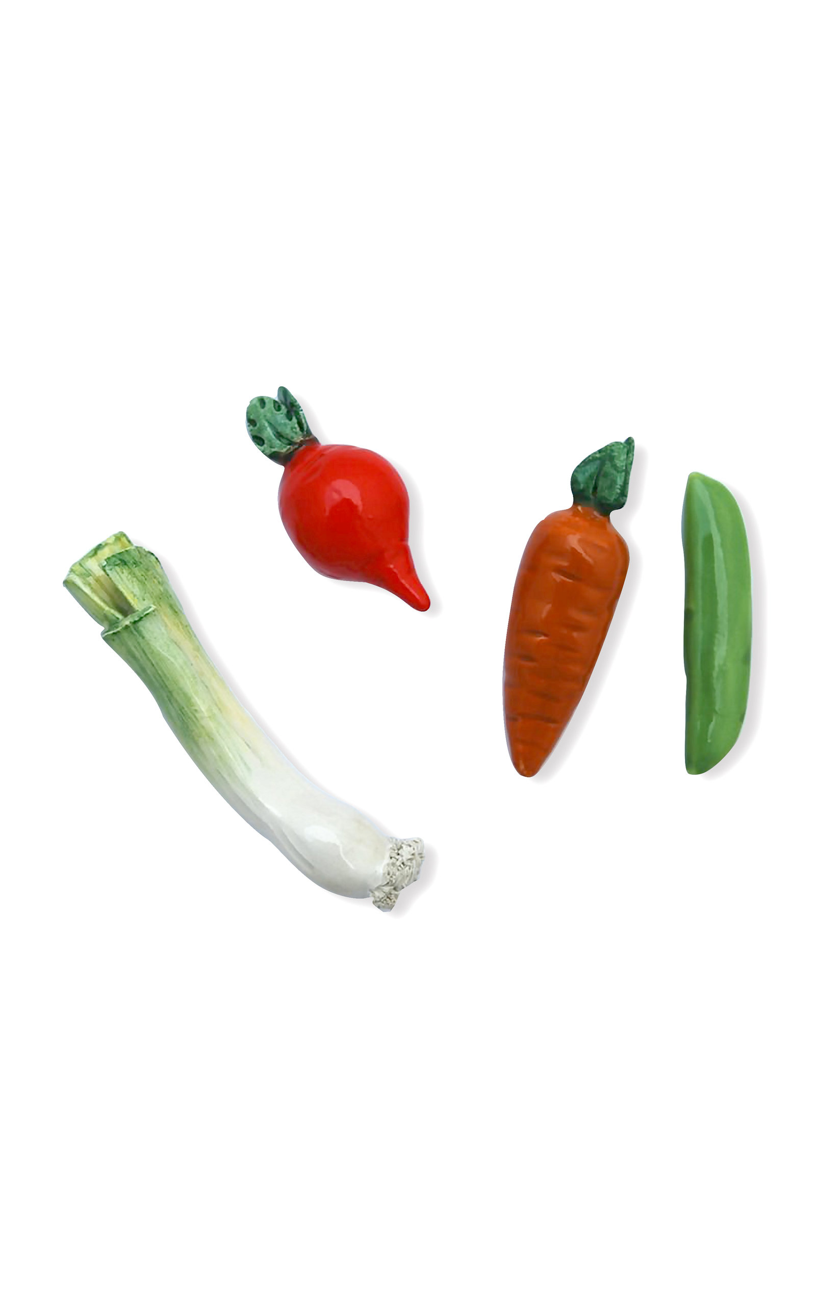 Este Ceramiche x Moda Domus Farm-To-Table By MODA DOMUS; Handpainted Loose Decorative Vegetables - Multi