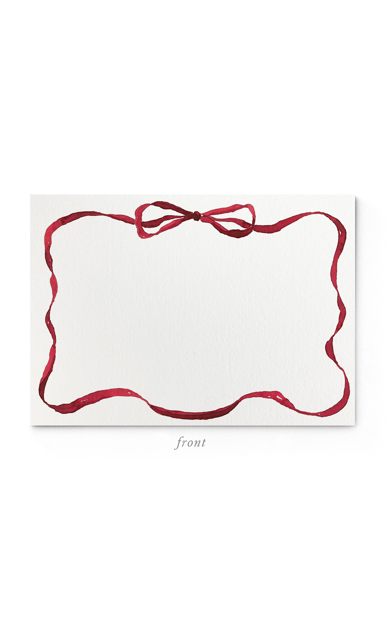 Clementina Sketchbook Set-Of-Ten Ribbon-Painted Stationary Cards - Multi