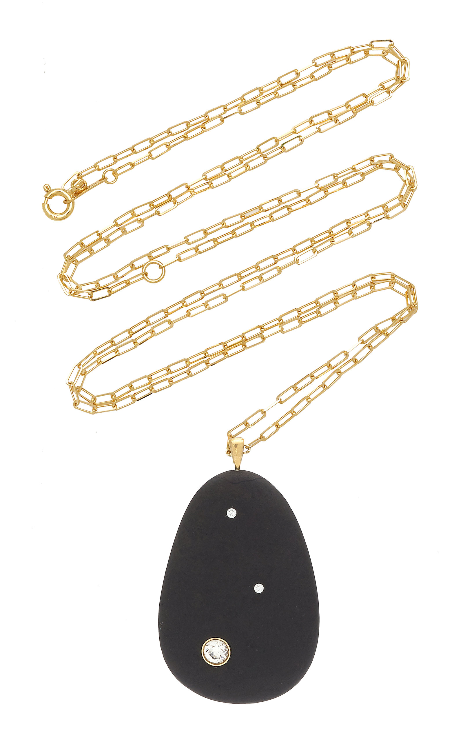CVC Stones Women's One-Of-A-Kind Awaited 18k Gold beach Stone Necklace