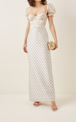 Trquinia Printed Linen-Cotton Dress展示图