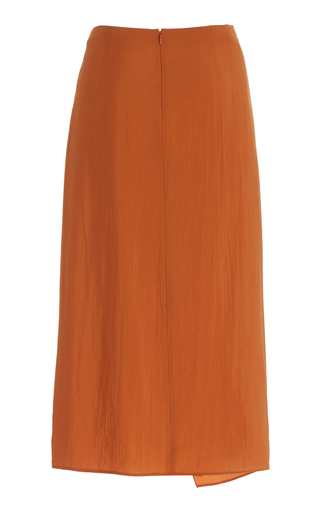 Draped Jersey Midi Skirt展示图