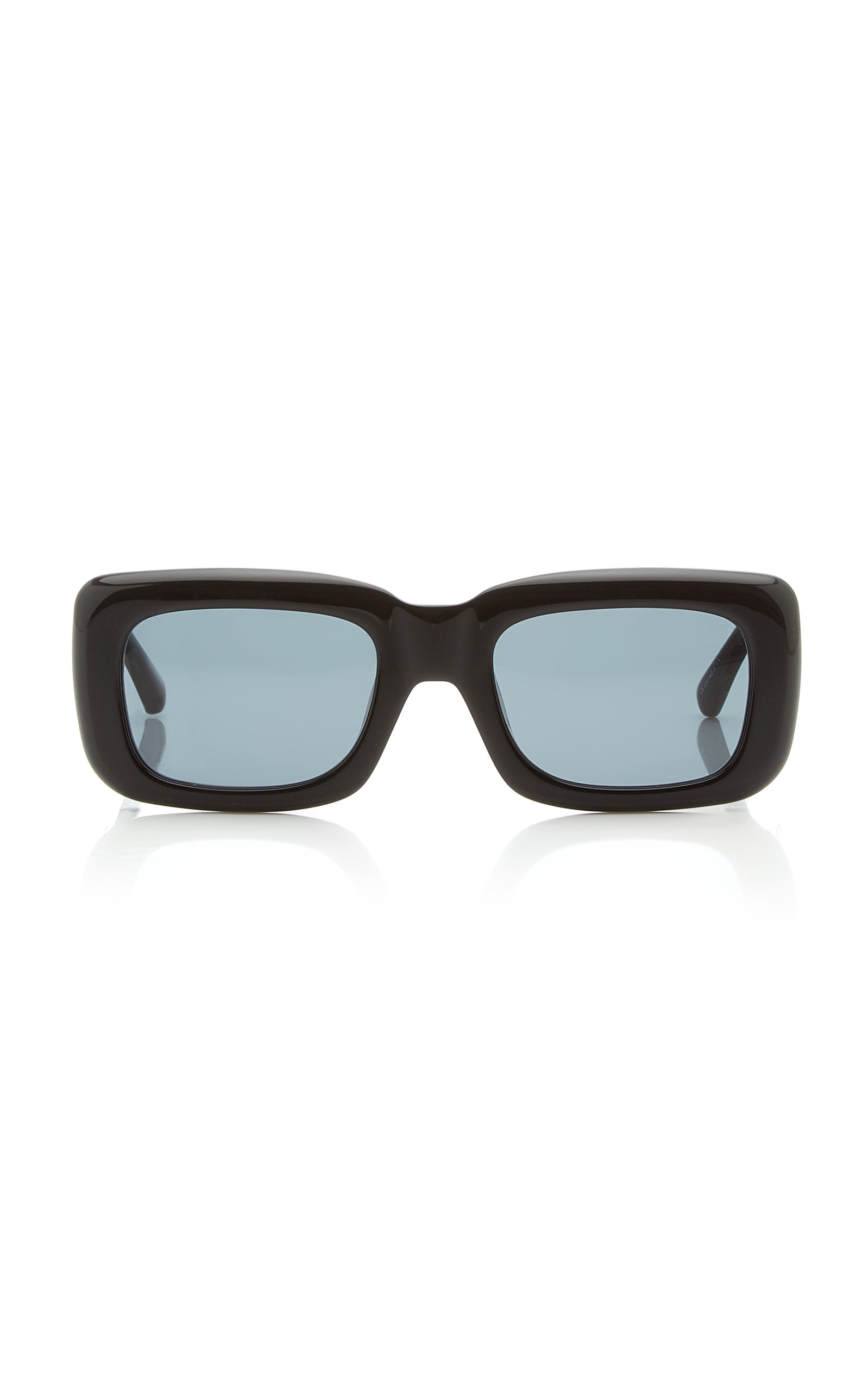 Attico Marfa Square-frame Acetate Sunglasses In Black