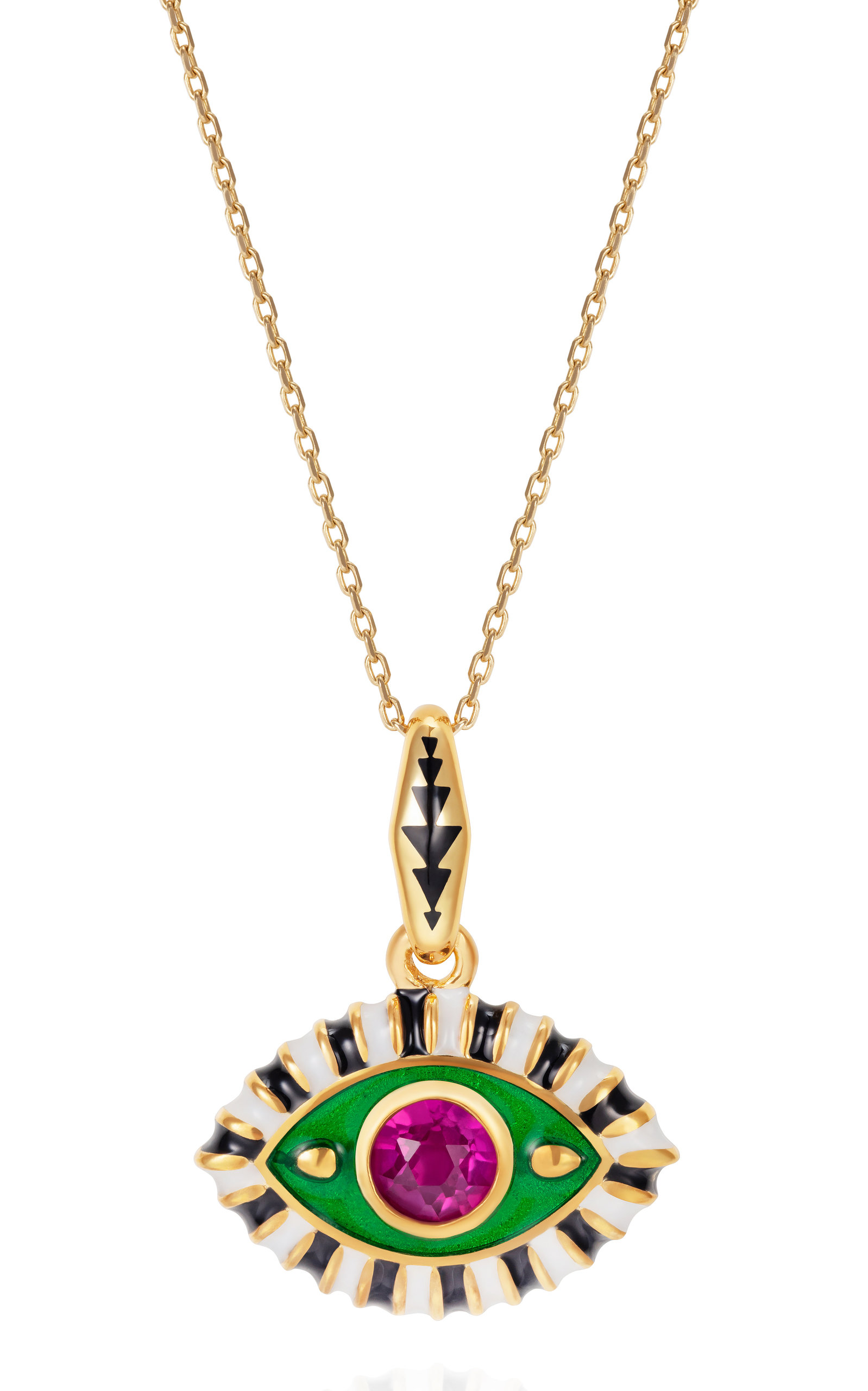 14K Gold Life In Color Pendant