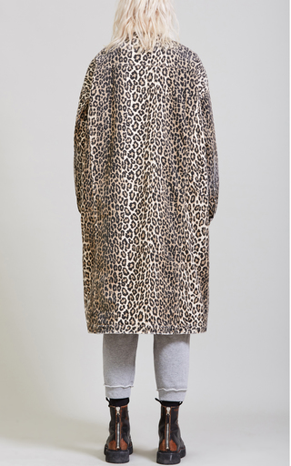 Leopard Cotton-Blend Coat展示图