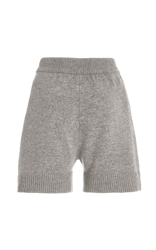 Juno Wool-Blend Knit Lounge Shorts展示图
