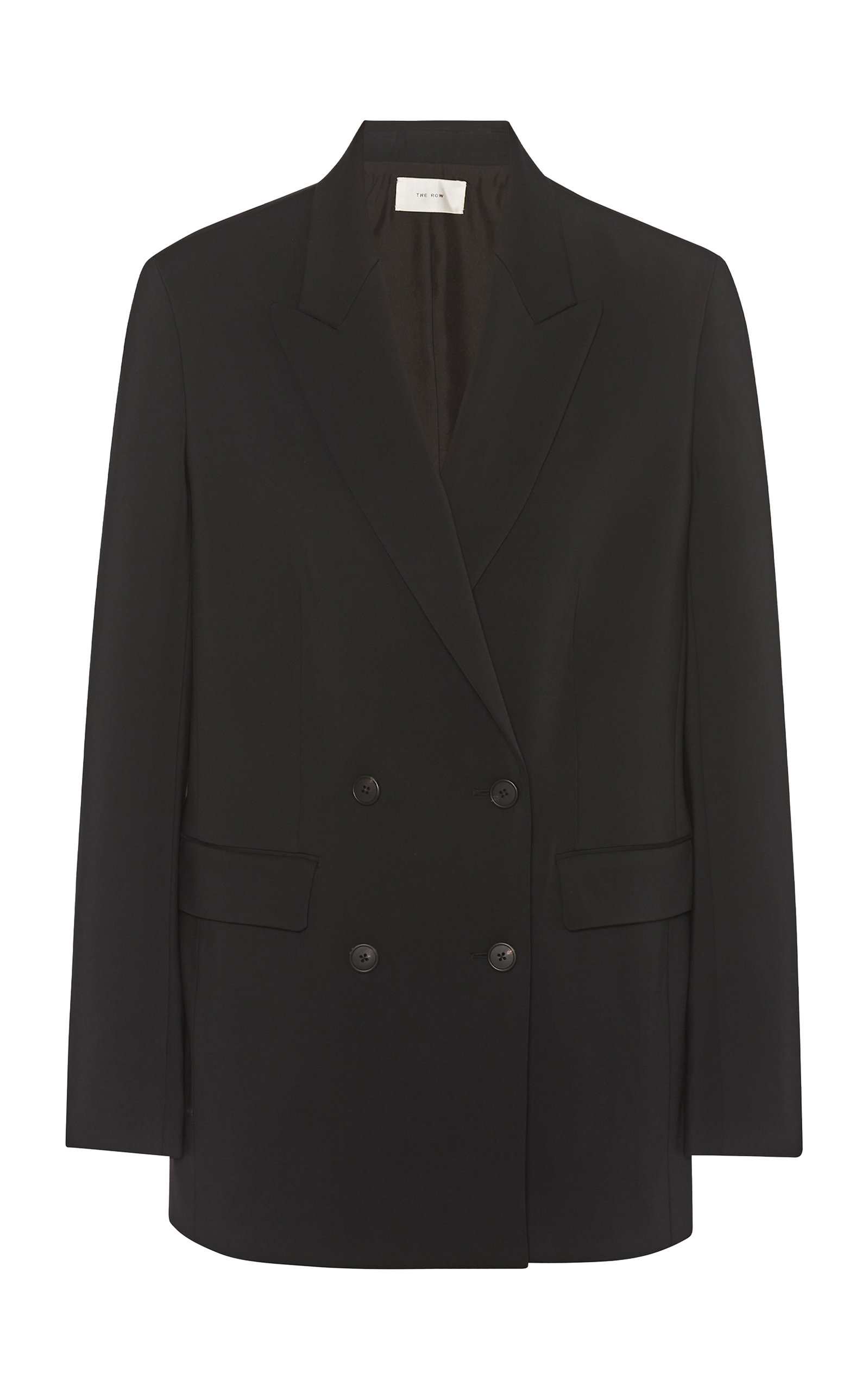 The Row Women's Tristana Double-Breasted Stretch Crepe Blazer