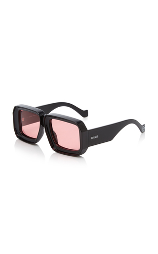 Paula's Ibiza Oversized Square-Frame Acetate Sunglasses展示图