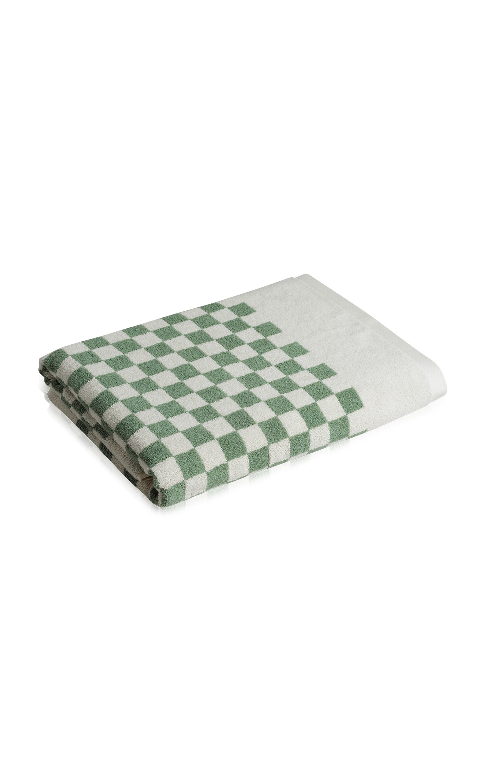 BAINA Roman Cotton Pool Towel - Green
