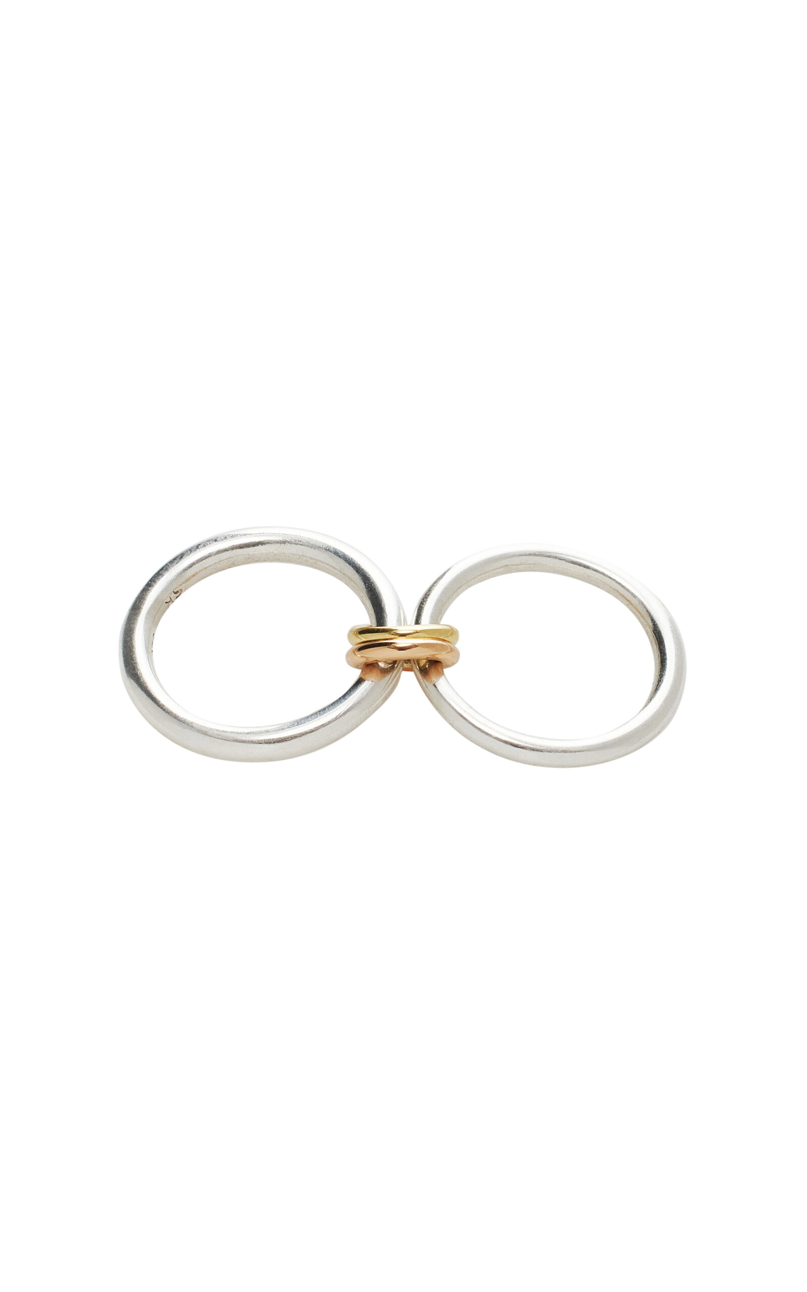 Spinelli Kilcollin - Calliope Sterling Silver; 18K Yellow and Rose Gold Ring - White - US 6.5 - Moda Operandi - Gifts For Her