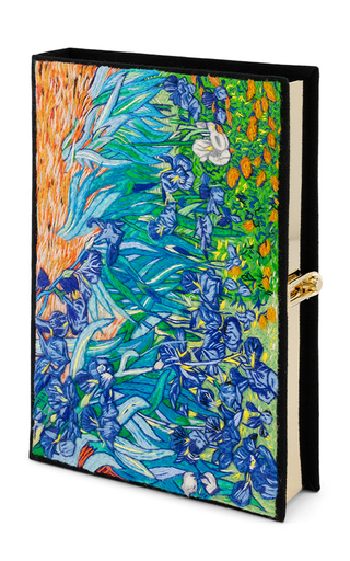 Van Gogh Irises Embroidered Clutch展示图