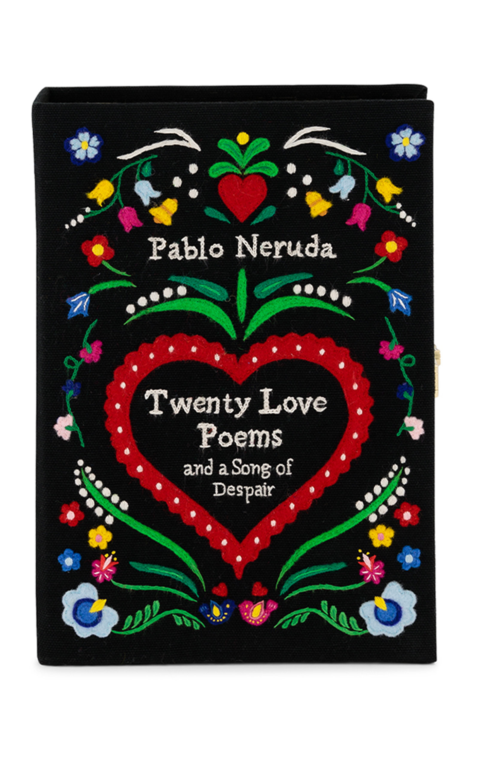 Pablo Neruda Twenty Love Poems Book Clutch