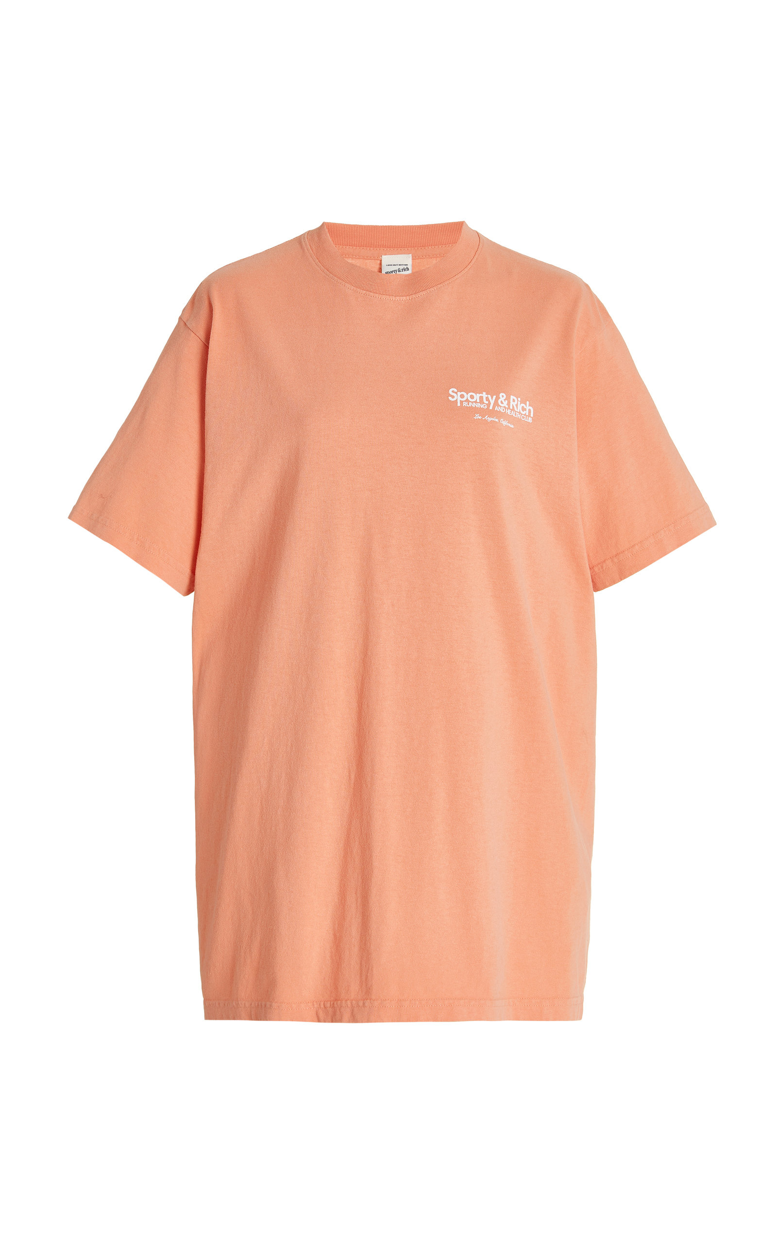 Sporty & Rich - Women's Club Cotton T-Shirt - Pink - Moda Operandi