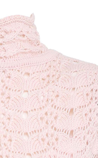 Open-Knit Cotton Midi Dress展示图