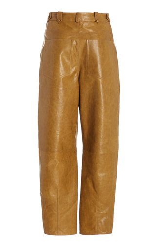 Jupiter Cropped Leather Pants展示图