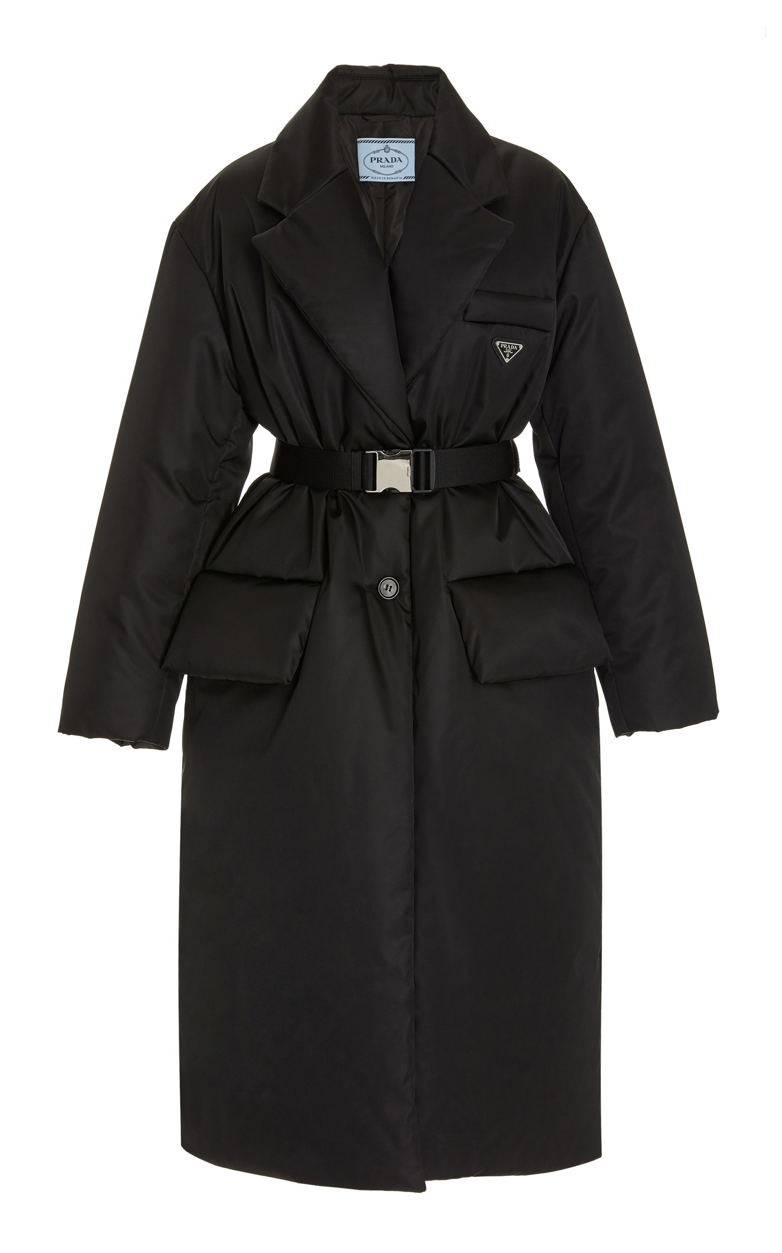 prada black coat