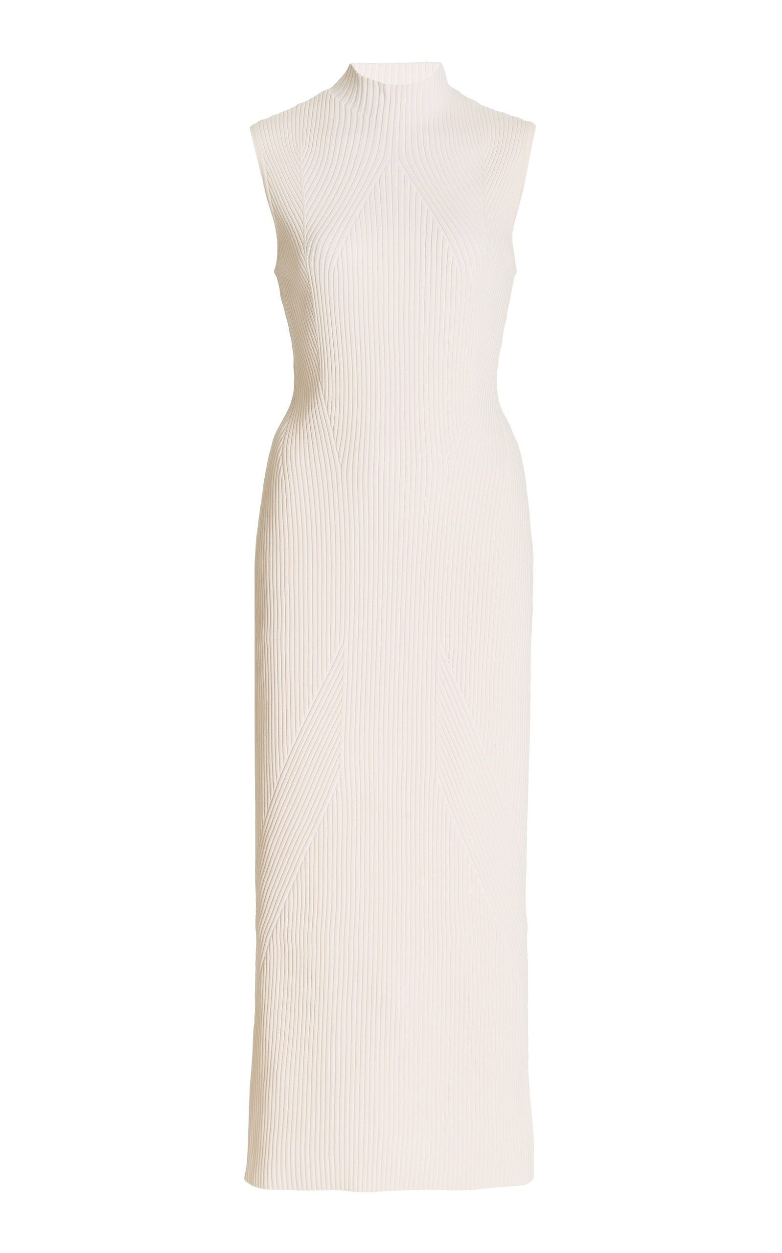Rickman Ribbed-Knit Midi Dress 