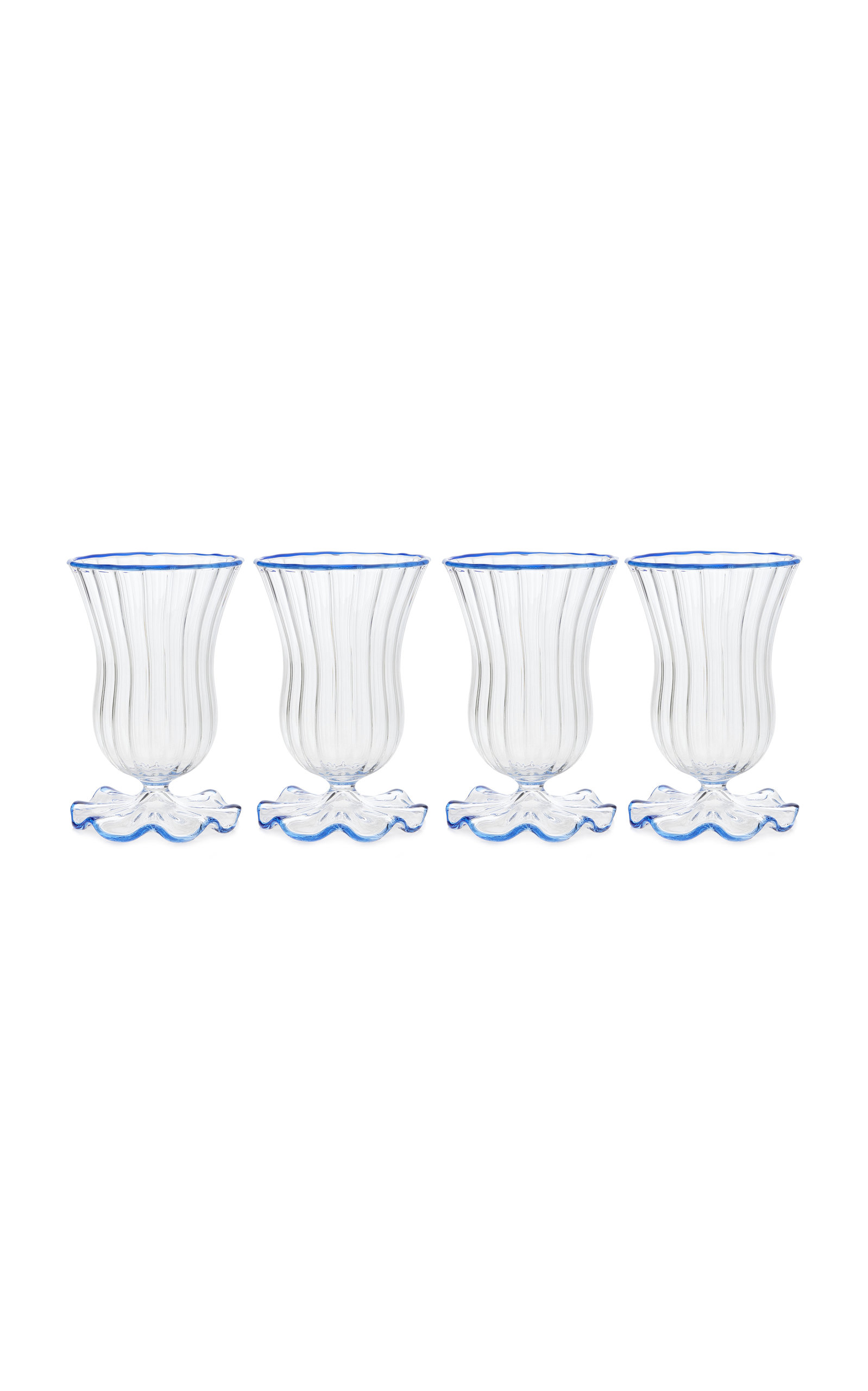 Moda Domus Set-Of-Four Wine Glasses - Pink