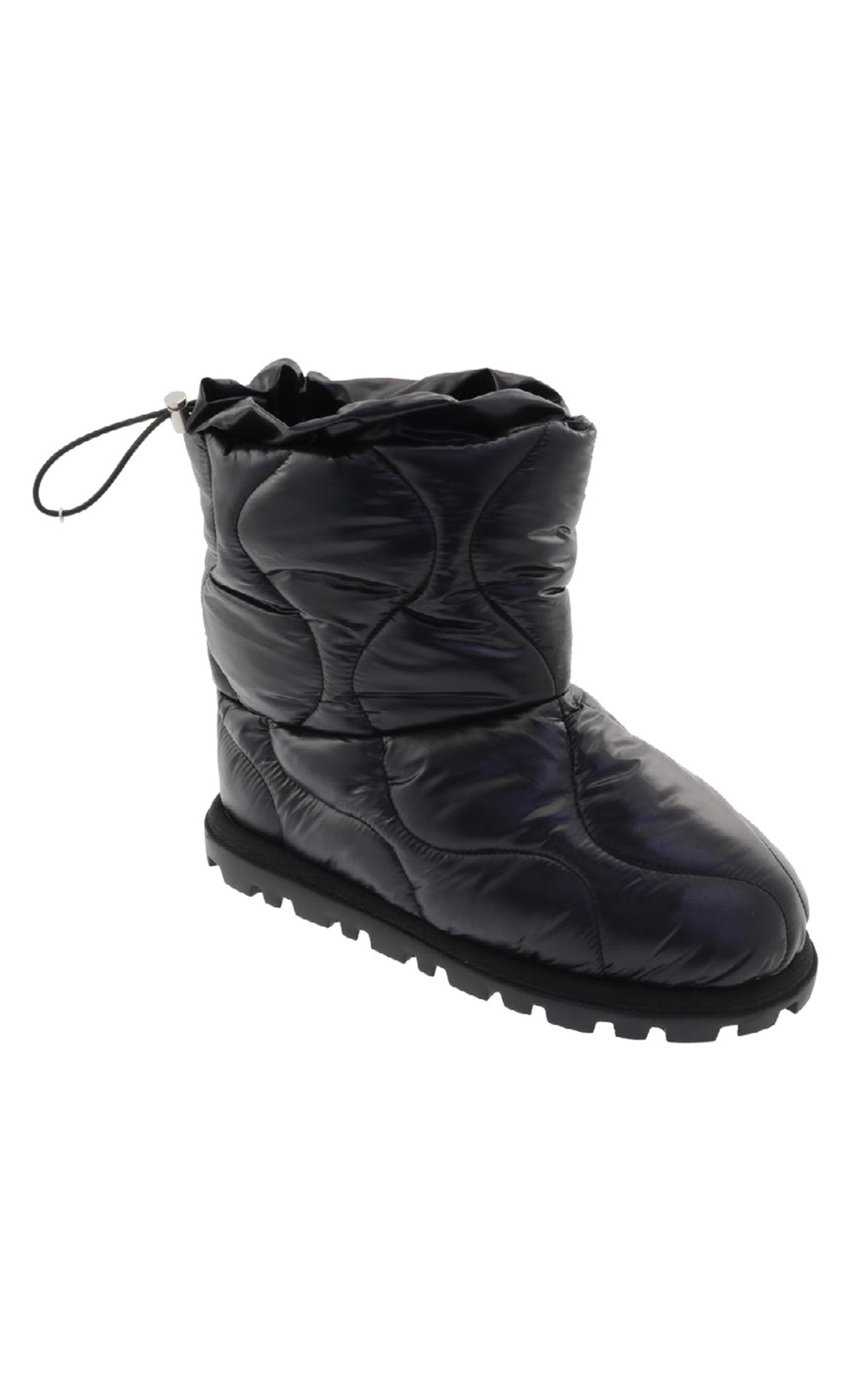 Miu Miu Women's Padded Nylon Boots In Black,neutral