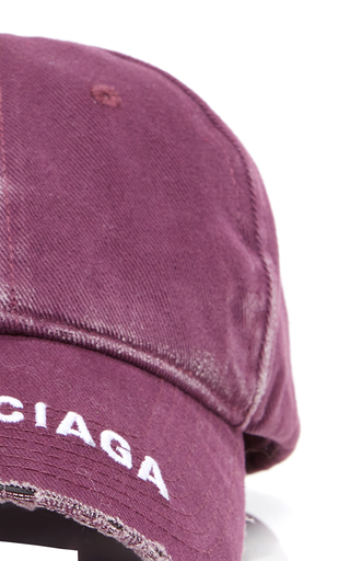 Logo-Embroidered Distressed Cotton Baseball Cap展示图