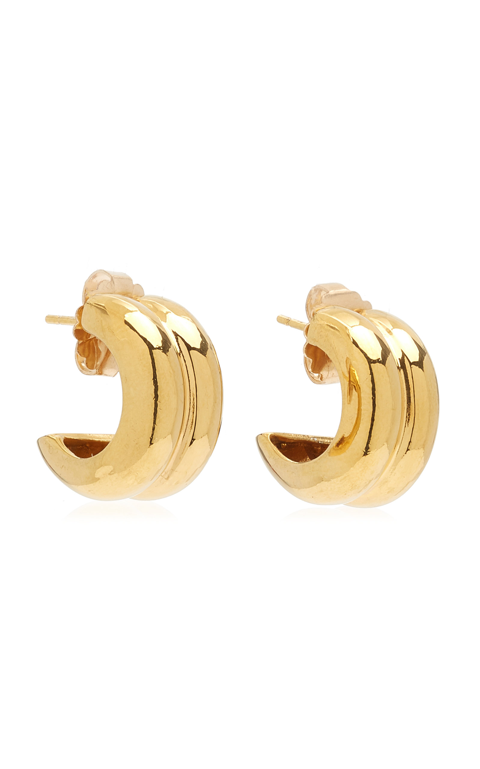 Agmes Women's Giulia 18k Gold Vermeil Hoop Earrings