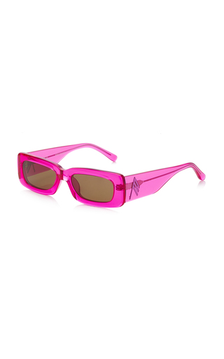 Mini Marfa Square-Frame Acetate Sunglasses展示图