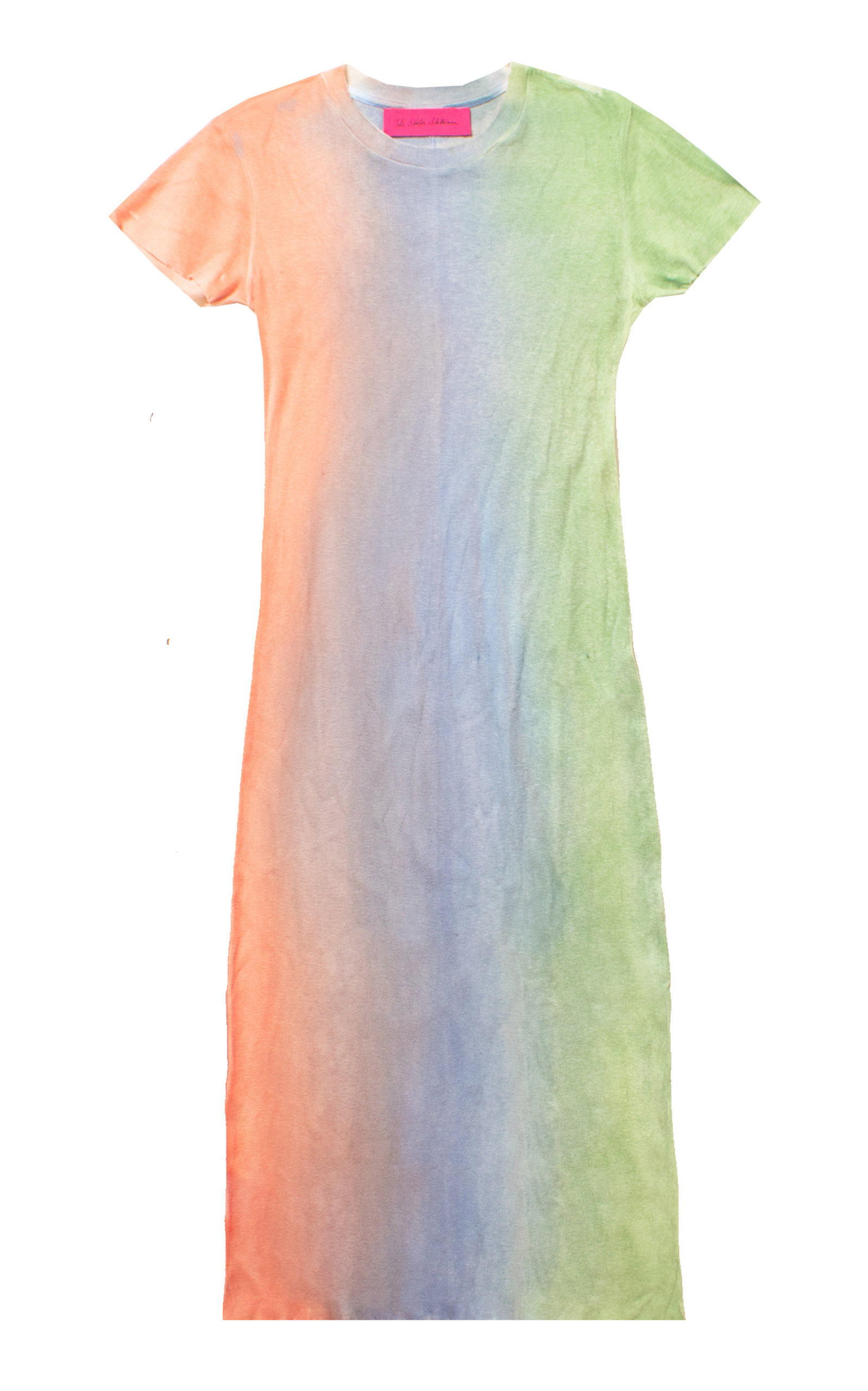 The Elder Statesman Women's Vertical Cotton-cashmere Maxi Dress In ...