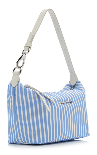 Mini Striped Faille Shoulder Bag展示图