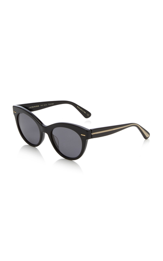 Georgica Oversized Round-Frame Acetate Sunglasses展示图