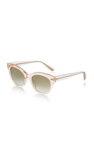 Georgica Oversized Round-Frame Acetate Sunglasses展示图