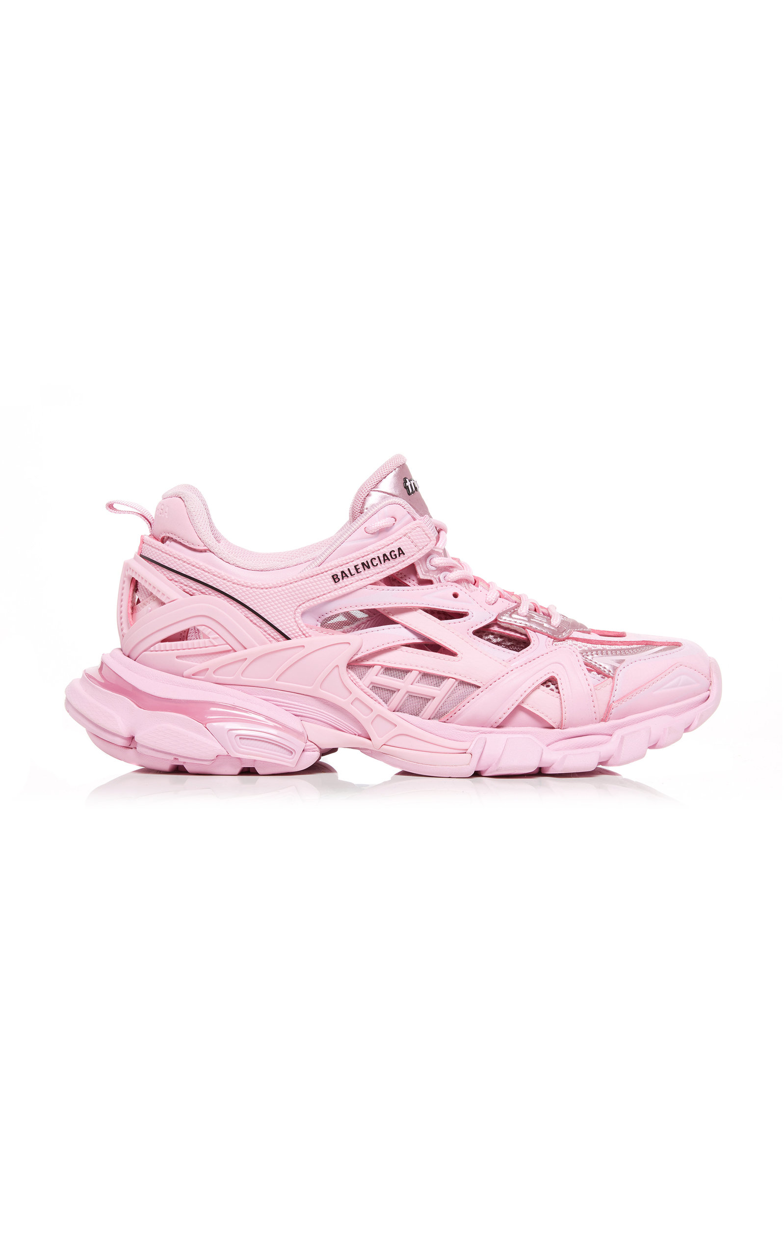Balenciaga - Women's Track.2 Open Sneakers - Pink - IT 36 - Moda Operandi