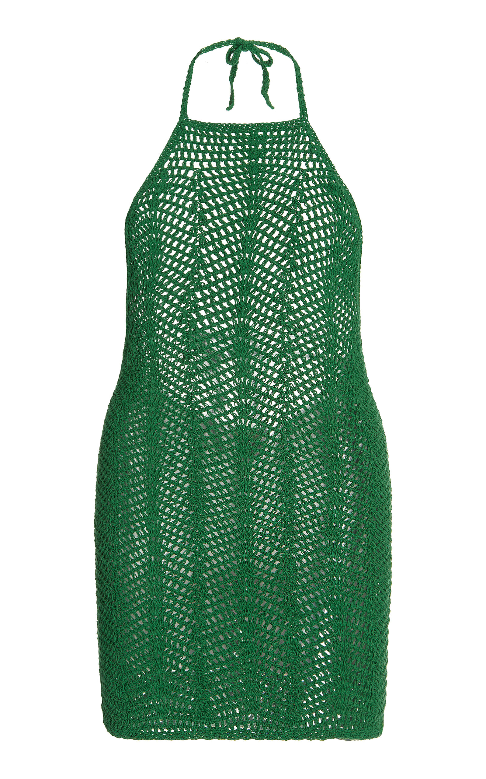 Akoia Swim Women's Exclusive Noelie Crocheted Cotton Mini Halter Dress