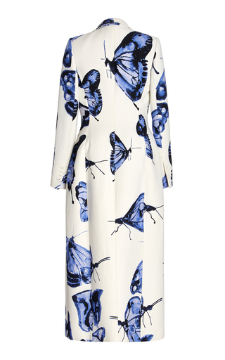Butterfly Printed Wool-Blend Coat展示图