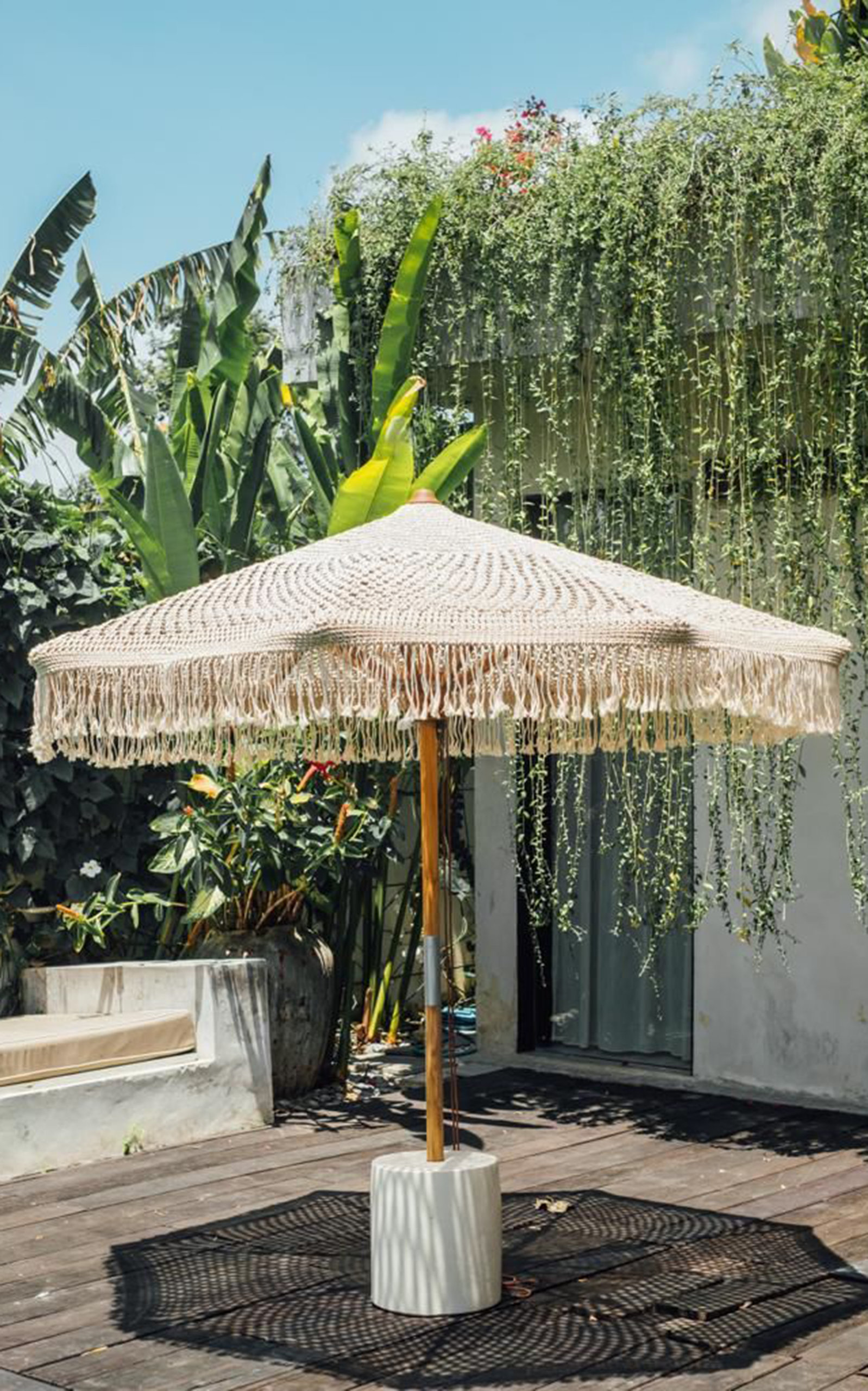 RESOL BEACH CASABLANCA MACRAMÉ UMBRELLA