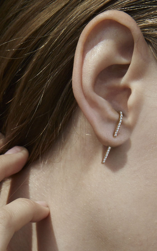 Petite Diamond Thread Ear Pin展示图