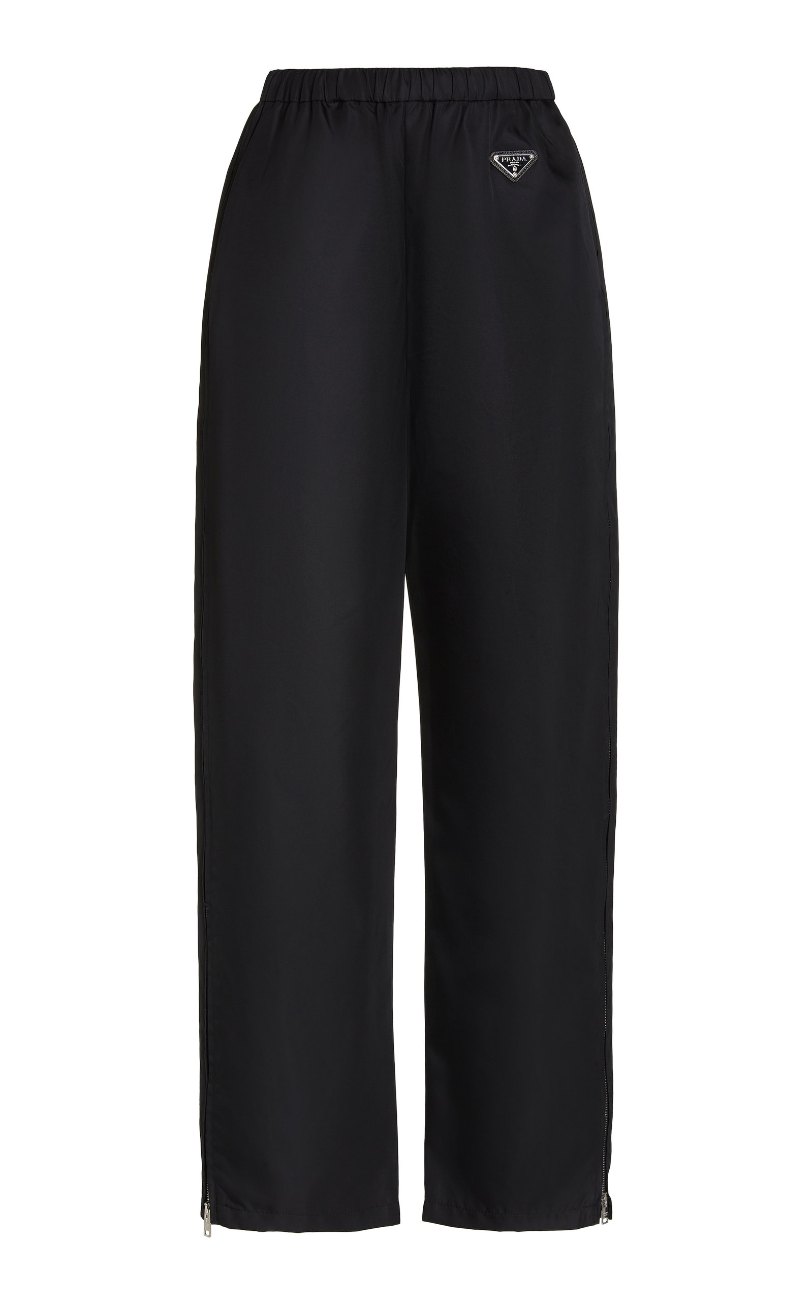Prada - Women's Re-Nylon Track Pants - Black - IT 44 - Moda Operandi