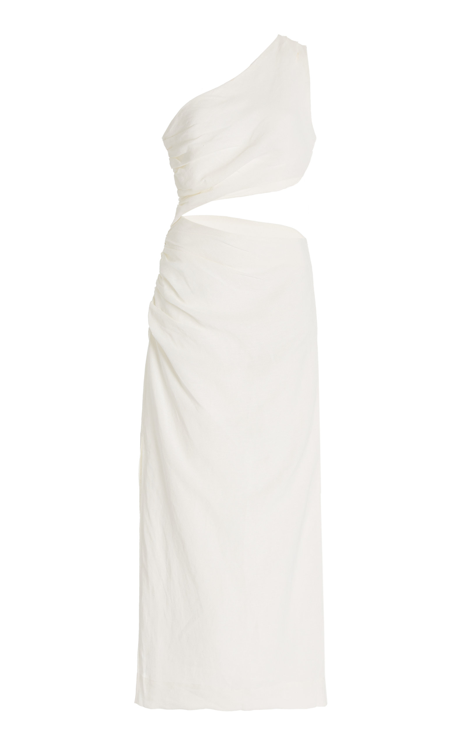 SIR Women's Clemence Cutout Woven One-Shoulder Midi Dress