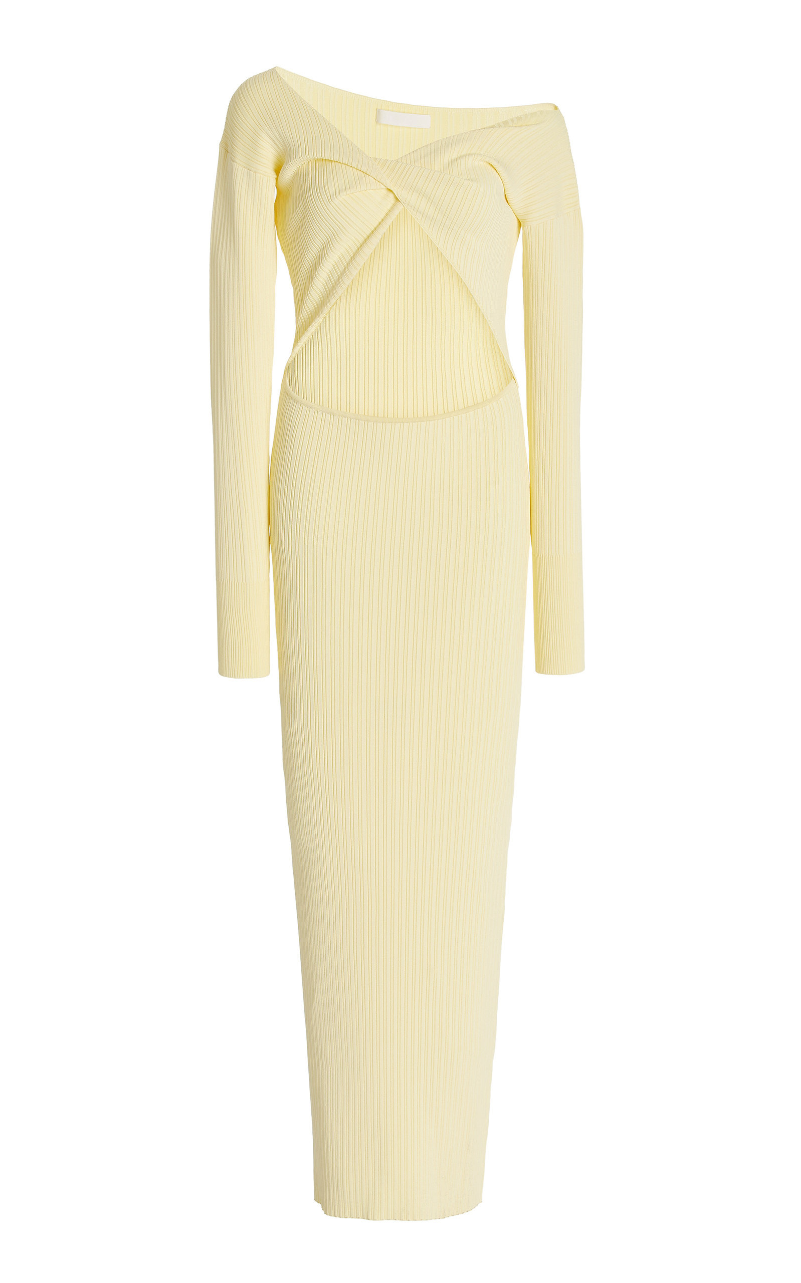 SIR Women's Kelvin Cutout Ribbed-Knit Off-The-Shoulder Maxi Dress