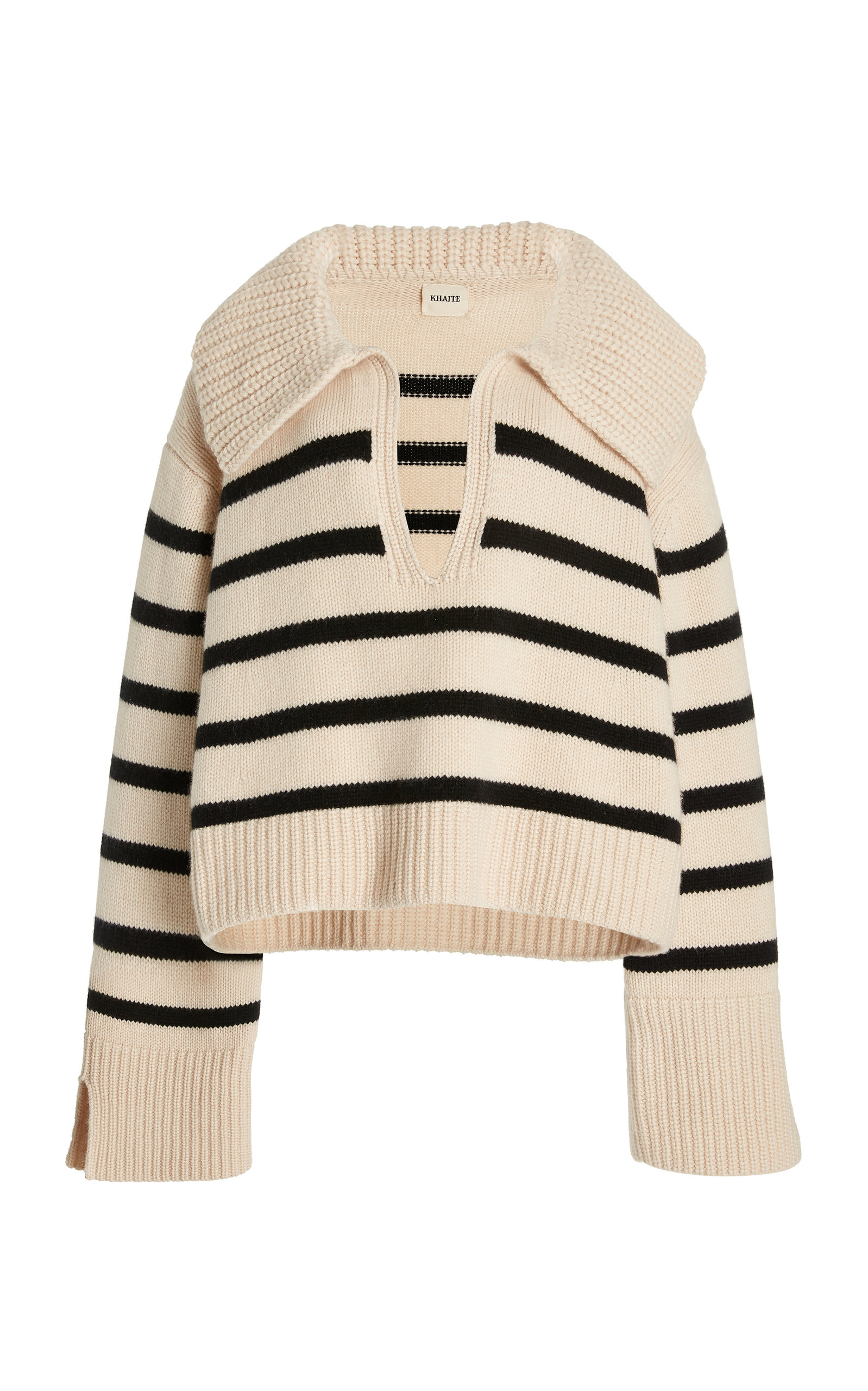 Khaite - Women's Evi Striped Cashmere Sweater - Stripe - Moda Operandi