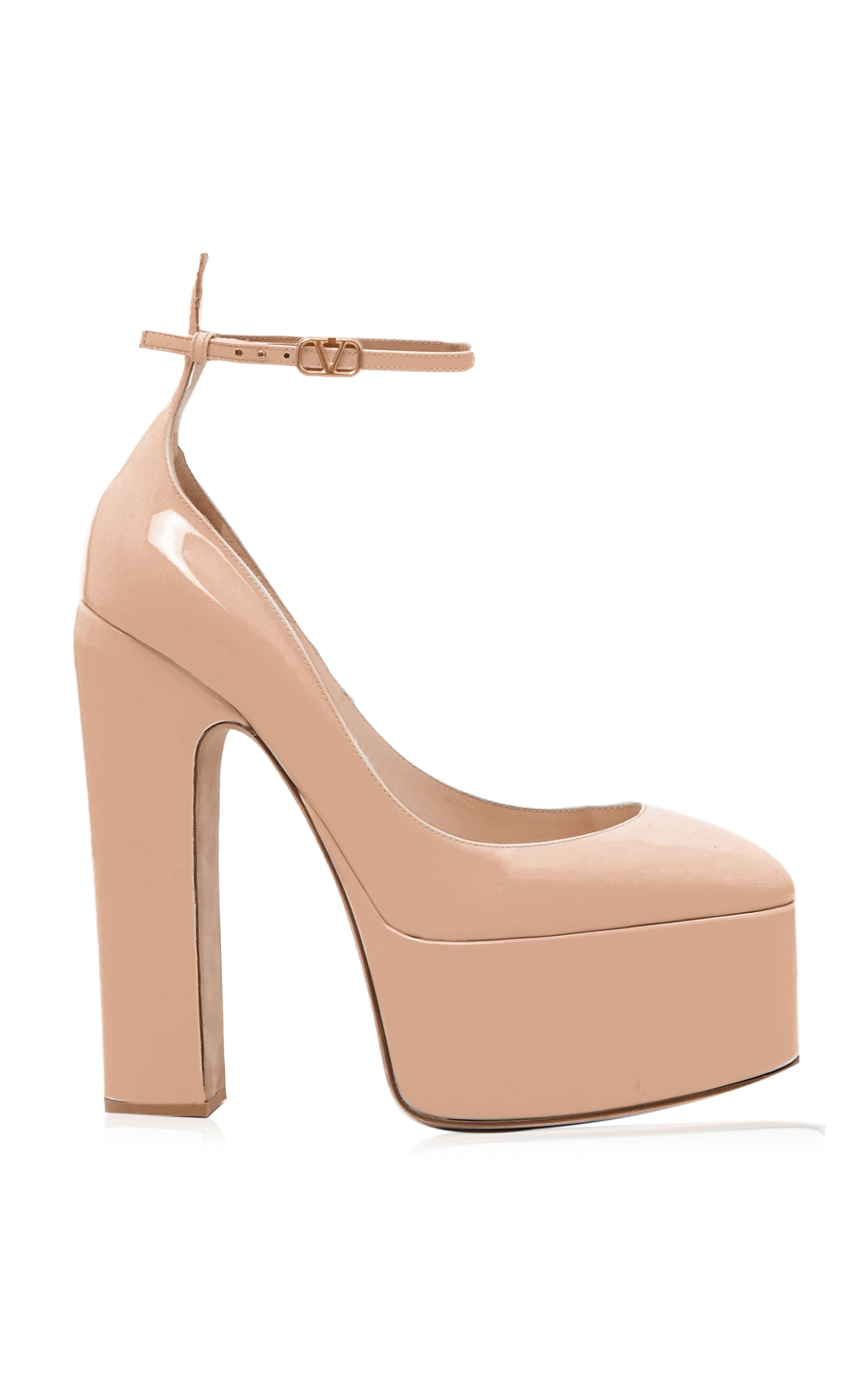 valentino cork platform mules