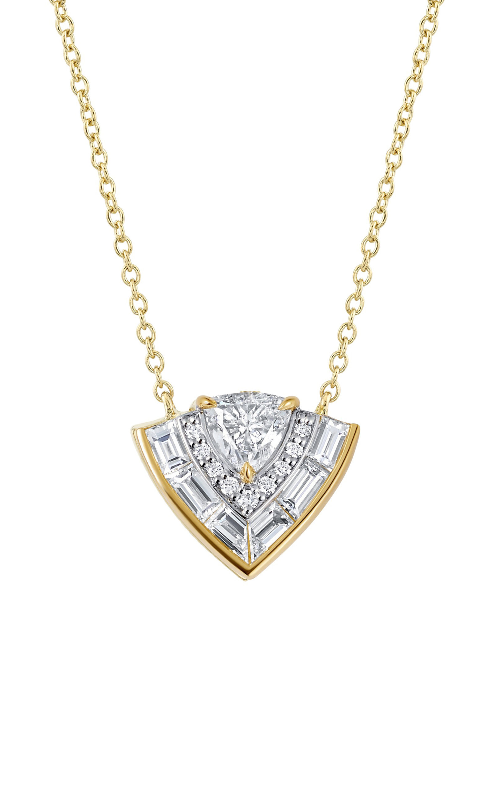 Emily P. Wheeler Women's Tiered 18K Yellow and White Gold Diamond Necklace