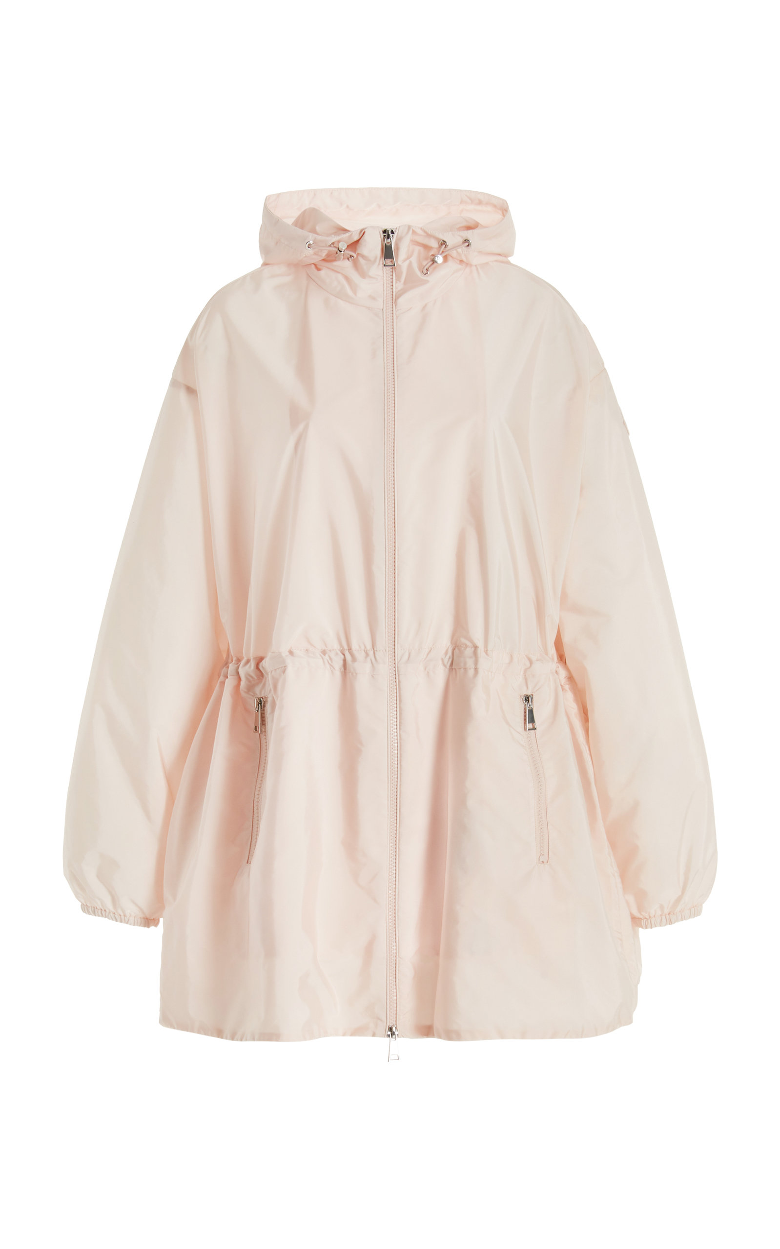 Moncler Wete Hooded Drawcord Waist Jacket In Pink | ModeSens