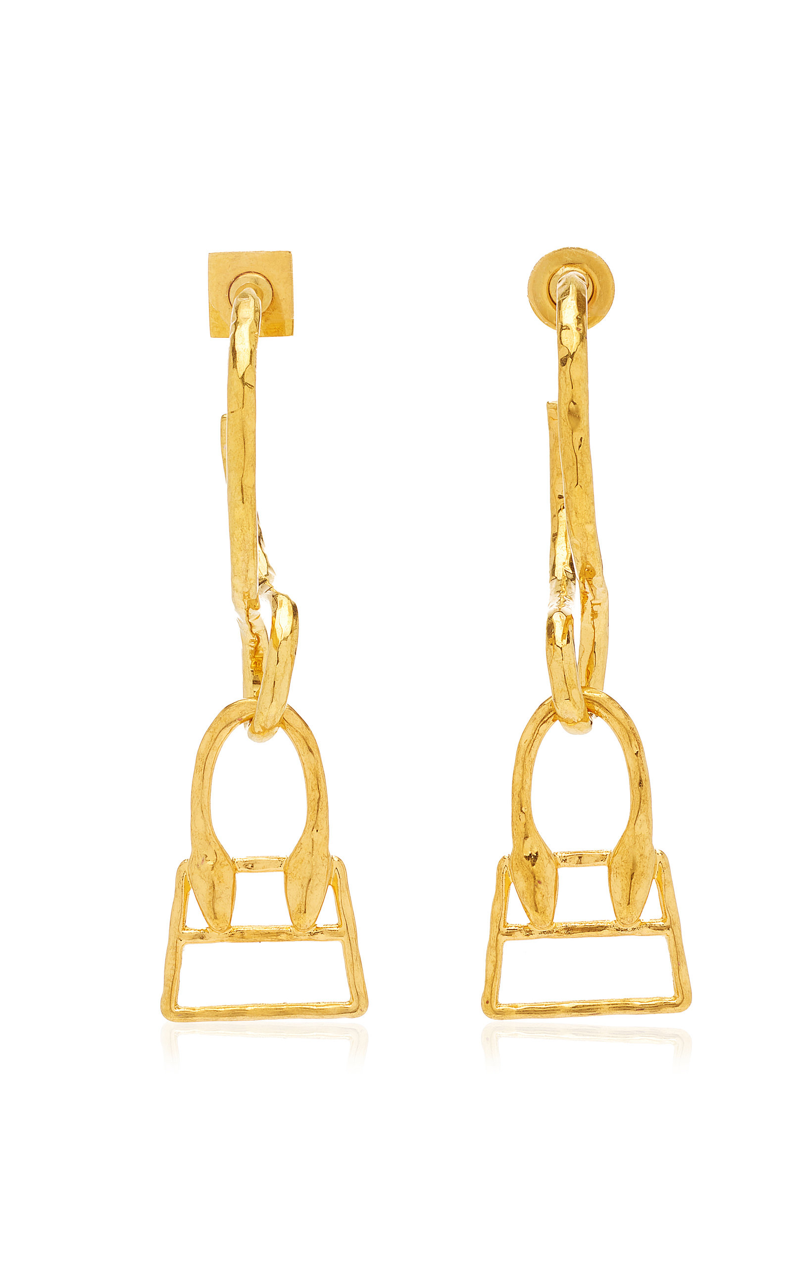 Jacquemus - Women's Les Creoles Chiquito Gold-Plated Earrings - Gold - Moda Operandi - Gifts For Her