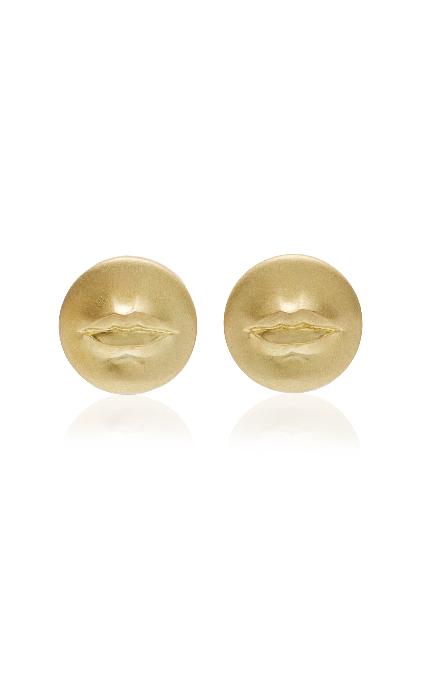 Anthony Lent Women's Kiss Me 18K Yellow Gold Diamond Earrings