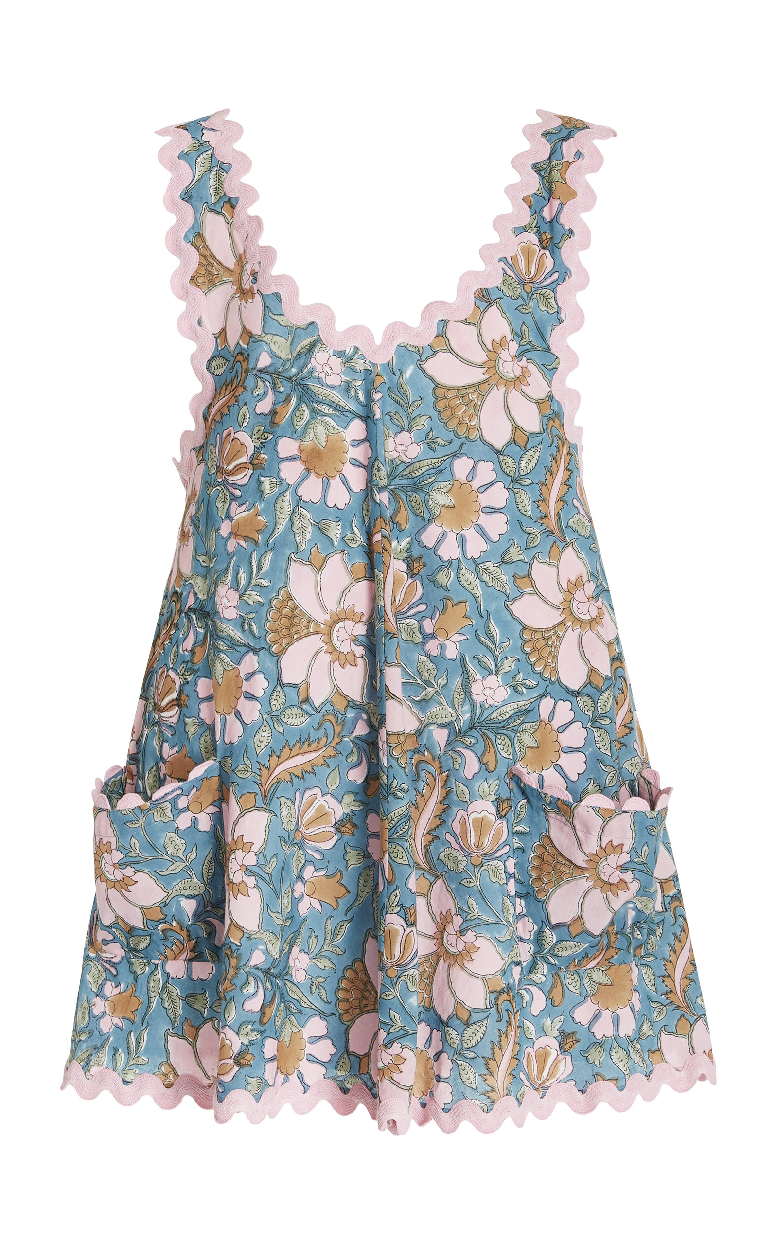 Juliet Dunn Women's Floral Cotton Mini Dress