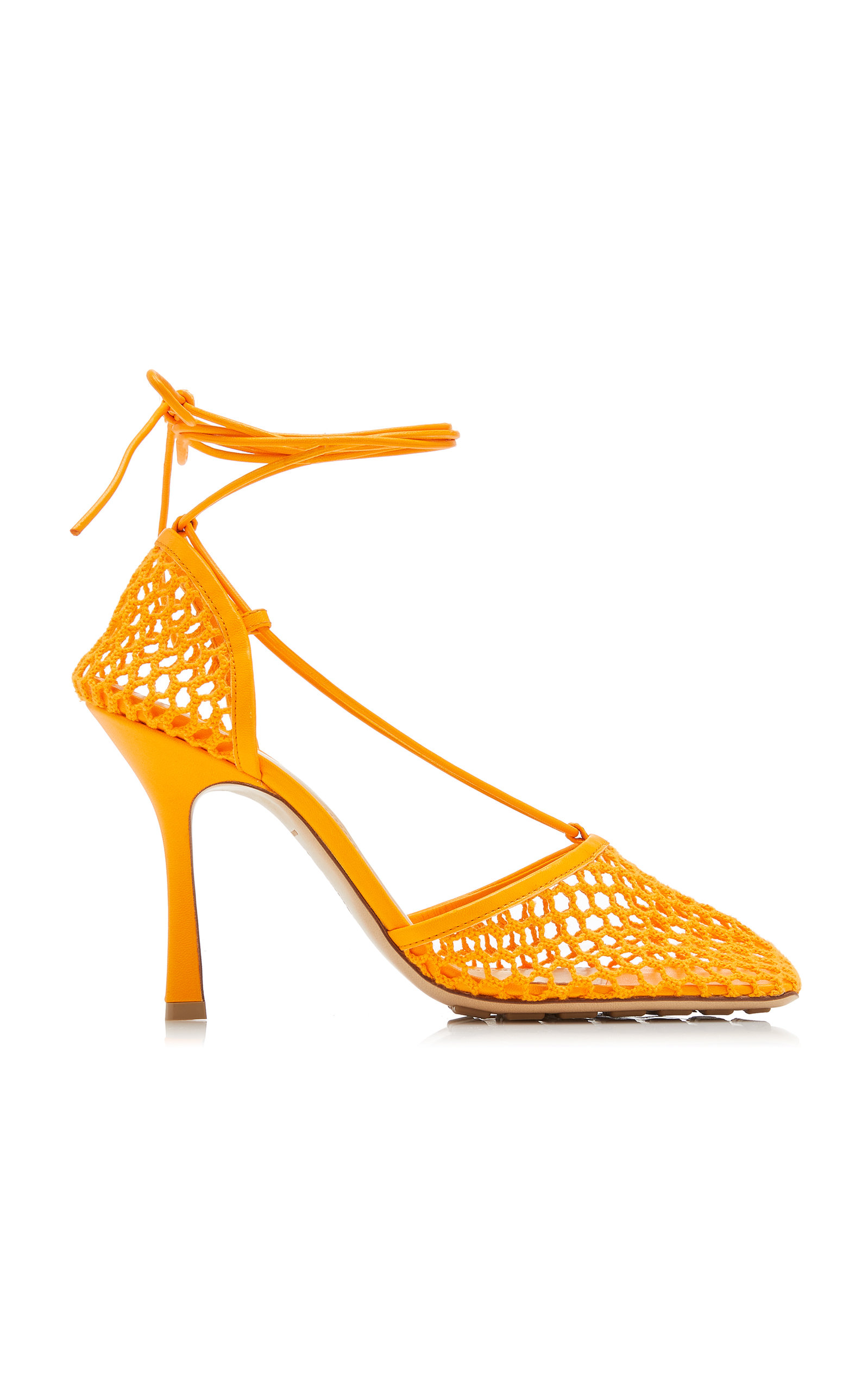 Bottega Veneta - Stretch Sandals - Orange - IT 36.5 - Moda Operandi